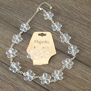 Necklace and earring combo